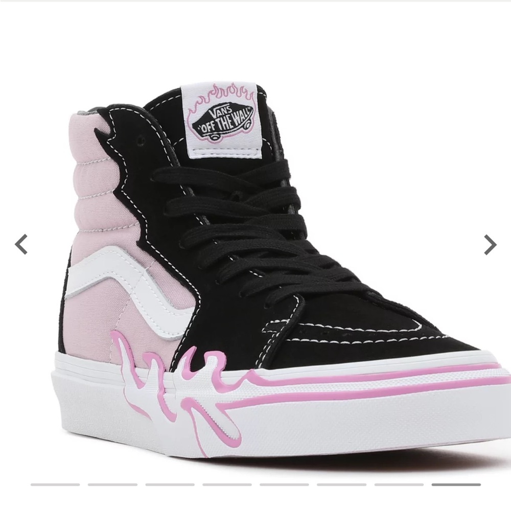 NWT Vans Sk8- Hi Flame Shoes purple size 8.5